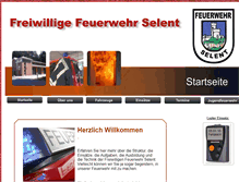 Tablet Screenshot of feuerwehr-selent.de